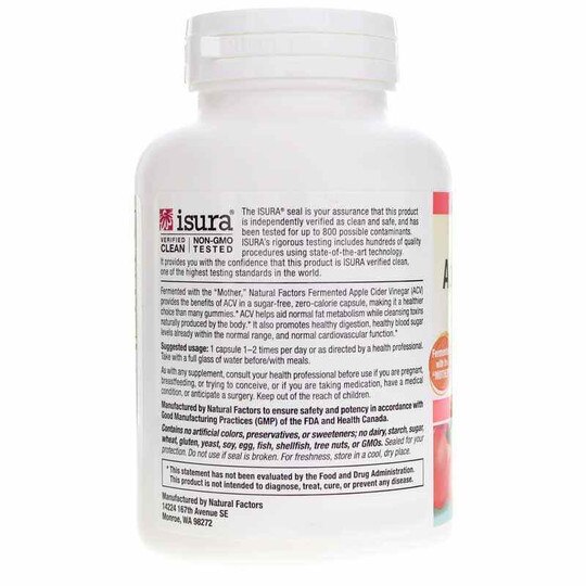Apple Cider Vinegar 500 Mg, NF